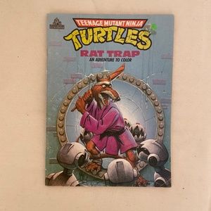 Teenage Mutant Ninja coloring book.